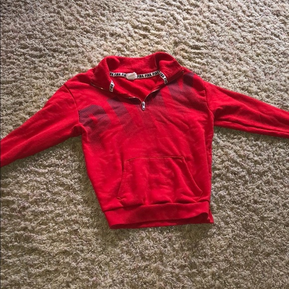 PINK Victoria's Secret Sweaters - Victoria Secret Pink quarter zip